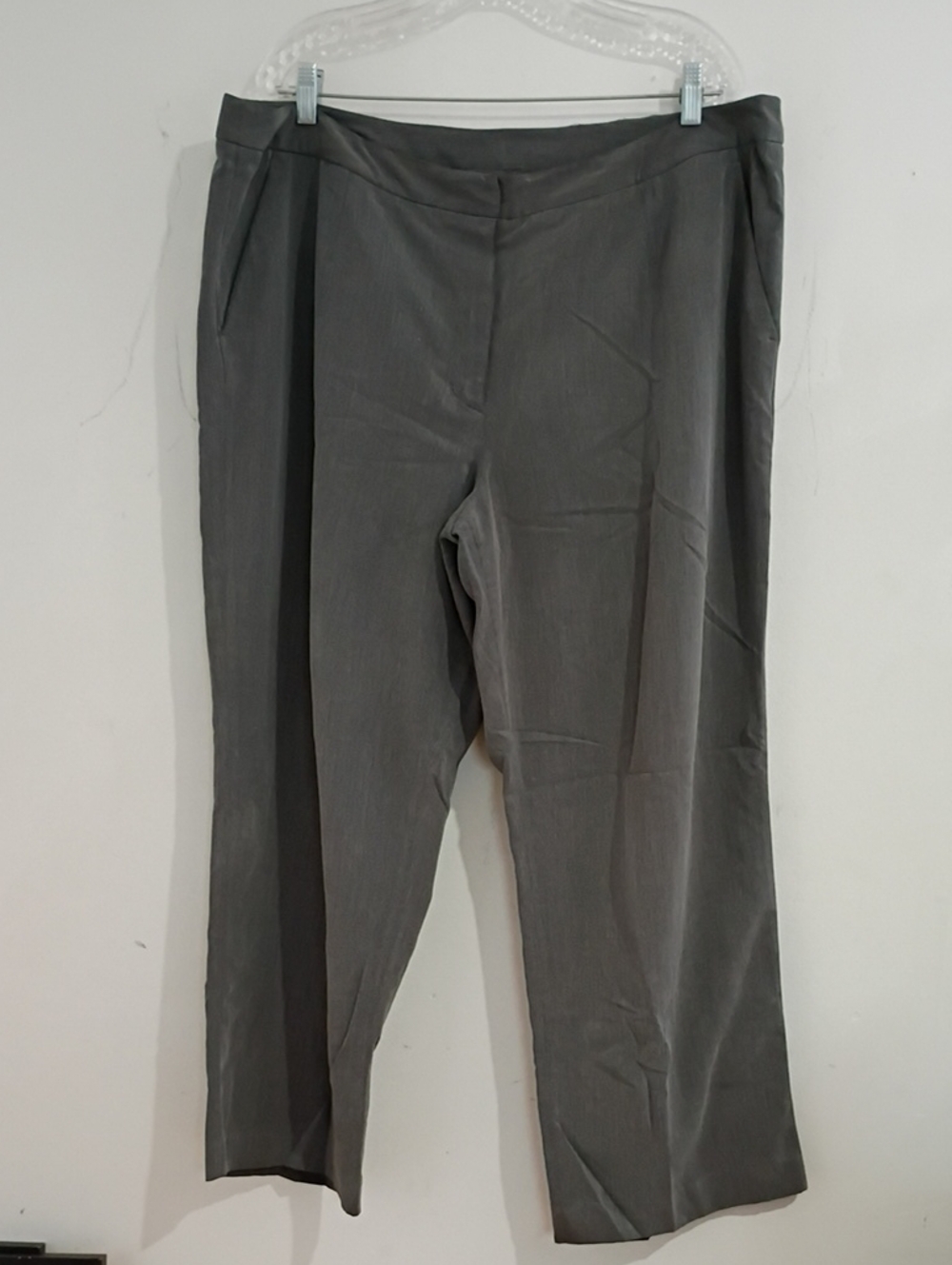 Merona Charcoal Straight-Leg Trousers